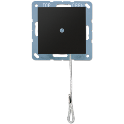 Выключатель со шнурком (универсальный) 10 A / 250 B; термопласт; черный матовый, A506BFNUZSWM