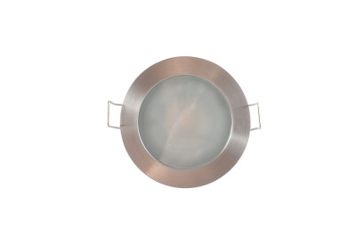 Denkirs DK3012-AL Встраиваемый светильник влагозащ., IP 44, 50 Вт, GU10, серый, алюминий