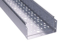 ДКС Лоток перфорированный 500х100 L2000, нержавеющий (упак. 4м), 35336INOX