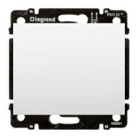 Legrand Заглушка - Galea Life - без фиксатора кабеля - лицевая панель - white, 777078