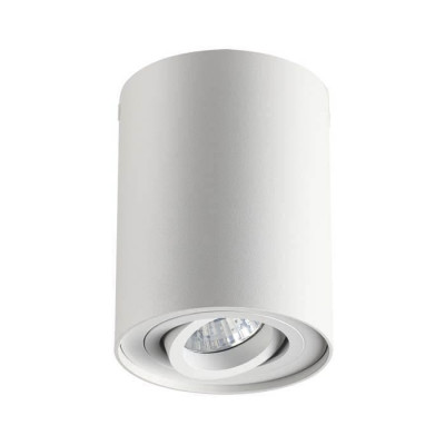 3564/1C HIGHTECH ODL18 257 белый Потолочный накладной светильник IP20 GU10 1*50W 220V PILLARON