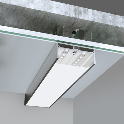 Профиль с экраном SL-LINE-7532-2000 ANOD (Arlight, Алюминий), 028033