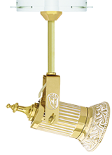 FD1111POP Fede Светильник для шинопровода VIENNA, Gold White Patina