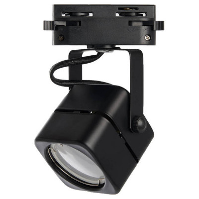 AL190 светильник трековый под лампу GU10, черный, Feron 41590
