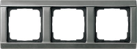 21320 - Gira Edelstahl Рамка на 3 поста, скошенные края