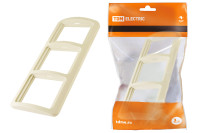 Рамка 3-ая горизонтальная сл. кость "Валдай" TDM Electric, SQ1804-0119