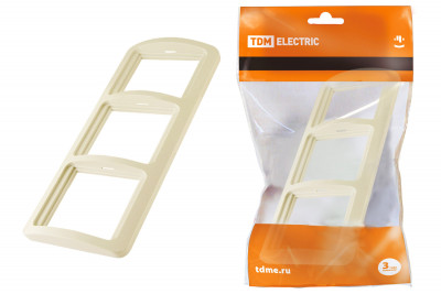 Рамка 3-ая горизонтальная сл. кость "Валдай" TDM Electric, SQ1804-0119