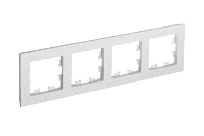 ATN343104 - ATN343104 - AtlasDesign Nature Рамка на 4 поста, мрамор крем роял