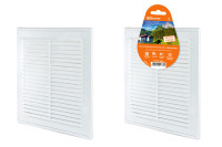 Решетка разъемная с москитной сеткой, бел. 183х253 TDM Electric, SQ1807-0083