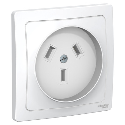 BLNSR003231 - BLANCA С/У РОЗЕТКА СИЛОВАЯ 2К+З, 32А, 250В, БЕЛЫЙ, Systeme Electric