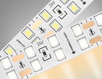 Светодиодная лента двухрядная 24В 2835 204Led 20Вт/м 3000K IP20 5м, AMBRELLA LIGHT, GS3601
