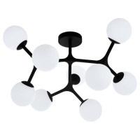 39532 Светод потолчн свет-к MARAGALL, 9x3W(G9-LED), сталь, черный/опаловое стекло, белый