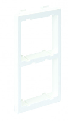 Simon SConnect Адаптер вертикальный на 2 мод. K45 45х45мм, CIMA-модуль 52x108 мм, белый, S62-9