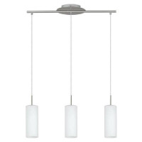 85978 Подвес TROY 3, 3х60W (E27), никель/белый