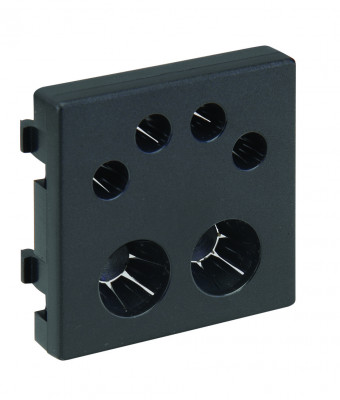 Simon SConnect Плата для ввода кабелей (2х13мм и 4х6мм), 45х45мм, белый, K20-9