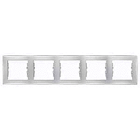 SDN5800960 - SE Sedna Алюминий Рамка 5-ая горизонтальная, Schneider Electric