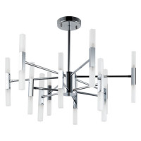 Arte Lamp RAMONA, Люстра, цвет арматуры - ХРОМ, цвет плафона/декора - БЕЛЫЙ, 24х3W G4, A7410PL-24CC