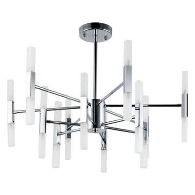 Arte Lamp RAMONA, Люстра, цвет арматуры - ХРОМ, цвет плафона/декора - БЕЛЫЙ, 24х3W G4, A7410PL-24CC