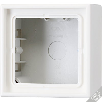 коробка для накладного монтажа с рамкой LS, LS581AW