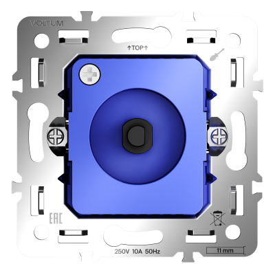 Механизм светорегулятора поворотно-нажимного 600 Вт, S70, VLS0703M