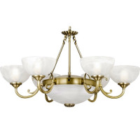 Arte Lamp WINDSOR, Люстра, цвет арматуры - АНТИЧНАЯ БРОНЗА, цвет плафона/декора - БЕЛЫЙ, 6х40W E14, A3777LM-6-2AB Arte Lamp WINDSOR, Люстра, цвет арматуры - АНТИЧНАЯ БРОНЗА, цвет плафона/декора - БЕЛЫЙ, 6х40W E14, A3777LM-6-2AB