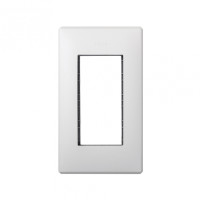 Simon Cima 500 Белая Рамка с суппортом на 1 модуль, 164х30х94мм, 9мм, 51010101-030