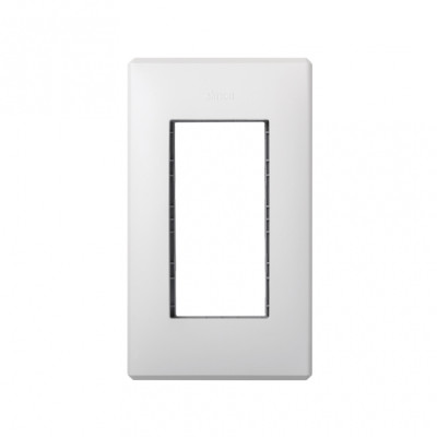 Simon Cima 500 Белая Рамка с суппортом на 1 модуль, 164х30х94мм, 9мм, 51010101-030