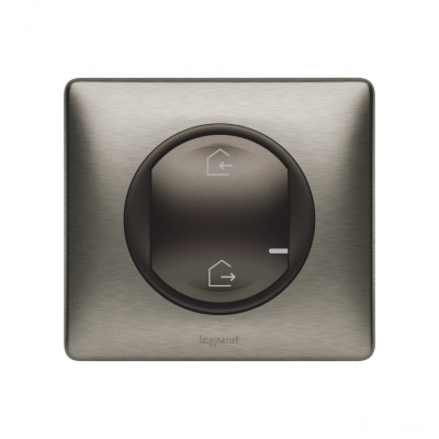 064874 - Celiane with NETATMO.Главный беспроводной выключатель "Я дома/Я вне дома".Цвет Графит