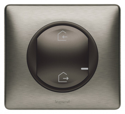 064874 - Celiane with NETATMO.Главный беспроводной выключатель "Я дома/Я вне дома".Цвет Графит