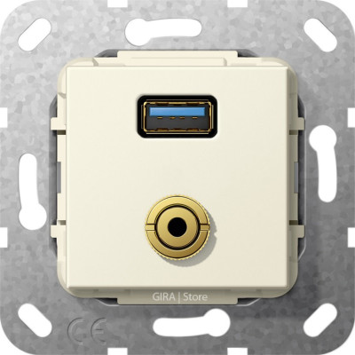 568601 Gira Разъем USB 3.0 A, M гнездо