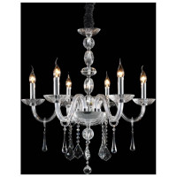 Lightstar 722064*** (MD 300013-6) Люстра подвесная CRISTA 6х40W E14  ХРОМ (в комплекте)