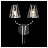 Lightstar 758624 (MB7116-2А) Бра DIAFANO 2х40W G9 ХРОМ/ПРОЗРАЧНЫЙ (в комплекте)