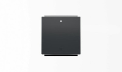 8501.2 NS - Клавиша для 1-клавишных выключателей/переключателей/кнопок с символом I/O, серия SKY, цвет чёрный барх. - 2CLA850120A1501