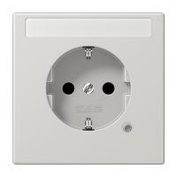 SCHUKO-розетка с полем для надписи и индикатором, LS1520NAKOLG