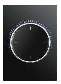 GVS CHRB-04/S7.1.11 Переключатель с поворотной рукояткой, чёрный