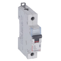 Legrand Автоматический выключатель DX? 6000 - 10 кА - тип характеристики D - 1П - 230/400 В~ - 1 А - 1 модуль, 407963