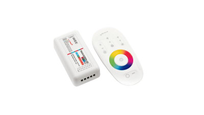 Контроллер сенсорный RF-RGBW-S-24A RGB+W2.4G 4Chх6А 12/24В бел. SWG Standard 00-00000296