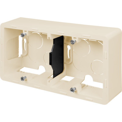 Legrand Коробка для накладного монтажа 2 поста - Legrand Inspiria - слоновая кость, 673991