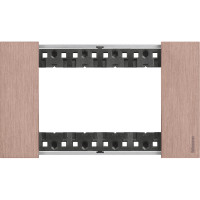 KA4804ZM Bticino LIVING NOW. Декоративная рамка 4 модуля.Цвет "Медь", KA4804ZM