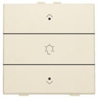 Niko Home Control Слоновая кость Кнопка  управления диммера, LED подсветка, 100-52043