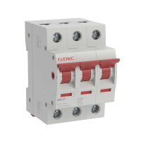 ДКС Выключатель нагрузки модульный YON max типа MSD, 3 полюса, 80А (упак. 4шт), MSD-3P80