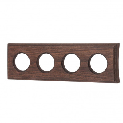 BIRONI Шедель Бук Винтаж Рамка 4-ая на бревно 220мм (скрытый монтаж), BF4C22-640-18