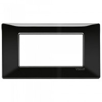 Vimar Накладка для 4 модулей черная, 14654.05