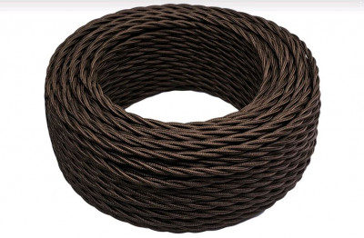 Bironi Провод 2*0,75 Коричневый (глянец) 150м, B1-422-072-150