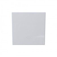 FD3011NW - Выключатель одноклавишный со светодиодом 10A 250V~ с накладкой, цвет белый глянцевый, JASMART Electric