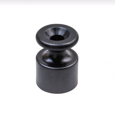 Bironi Изолятор для наружного монтажа, пластик, цвет черный (100 шт/уп), B1-551-23-100