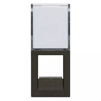 Vimar Адаптер с пылезащитной крышкой Keystone черный, 30339.CG