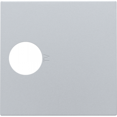 Niko Серебро Накладка TV розетки, 121-69101