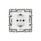 043730 - Механизм электрической розетки SCT-MEU1-PL-WH (250V, 16A) (Arlight, -)