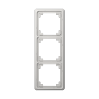 Рамка для вертикальной и горизонтальной установки, 3-кратная, светло-серая, CDP583LG